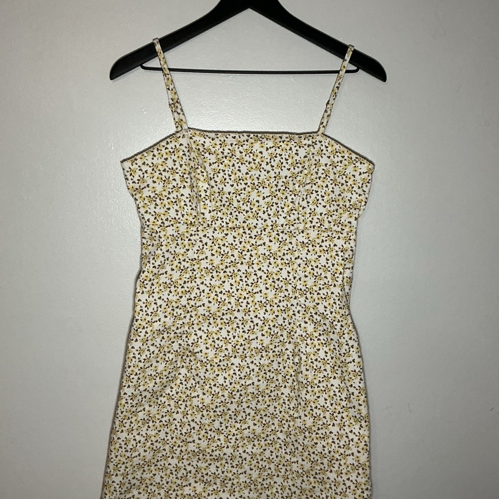 Wild Fable Yellow Floral Mini Dress